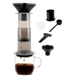 Cafetera Gadnic Cuk Aeropress Accesorios 3 Tazas Gris (CAFETE05)
