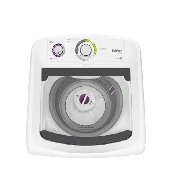 Lavarropas Eslabón de Lujo Carga Superior 7 kg Blanco(EWH07AB) - Imagen 2