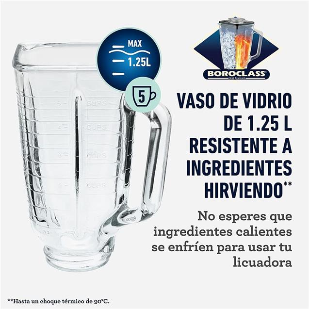 Licuadora Oster 1.25 lts Cromado (4655) - Imagen 3