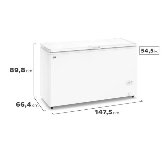 Freezer Gafa 402 Lts 1 Puerta Inverter Blanco (FGHI400BXL) - Imagen 4