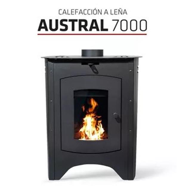 Calefactor Tromen Austral 7000 Kcal/h Leña 65 M2 (01000093) - Imagen 3
