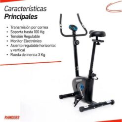 Alternative view of Bici Fija Magnética Randers - Max 100kgs (ARG161)