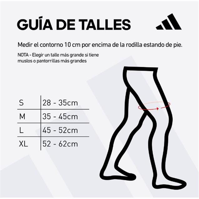 Rodillera Adidas T.M 35-45 Cm (ADSU12422WH) - Imagen 3