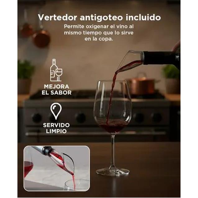 Sacacorchos Automático Gadnic A Pilas C/Accesorios (V8094) - Imagen 5