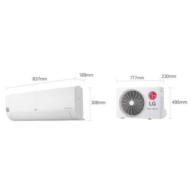 Split Lg 3100 F/C Dual Inverter Wifi 12k (S4NW12JA31A) - Imagen 8