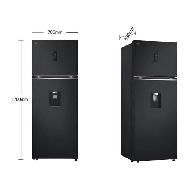 Heladera Lg 395 Lts Door Cooling Inverter Black (VT40MPM) - Imagen 7