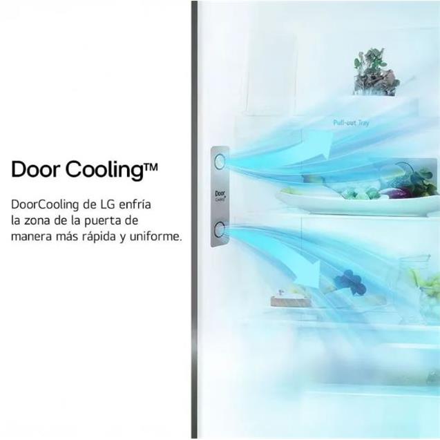 Heladera Lg 395 Lts Door Cooling Inverter Black (VT40MPM) - Imagen 8