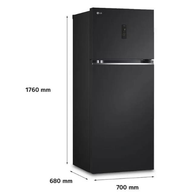 Heladera Lg 395 Lts Door Cooling Inverter Black (VT40MPM) - Imagen 3