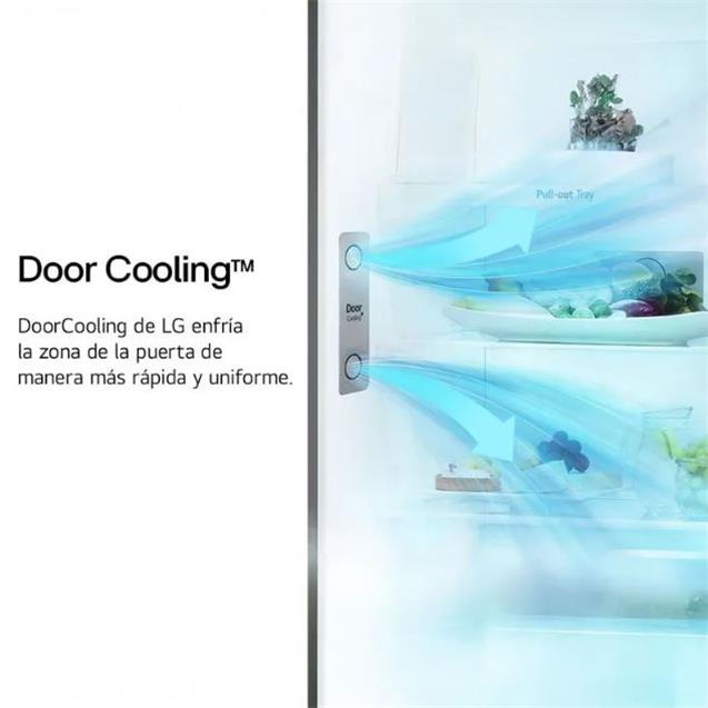 Heladera LG Doorcooling+ 335 Lts Inox (VB33BPY) - Imagen 6