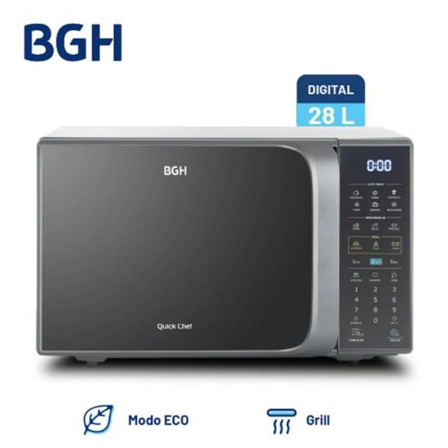 Microondas BGH 28 lts Digital ECO (B228DS20I) - Imagen 3