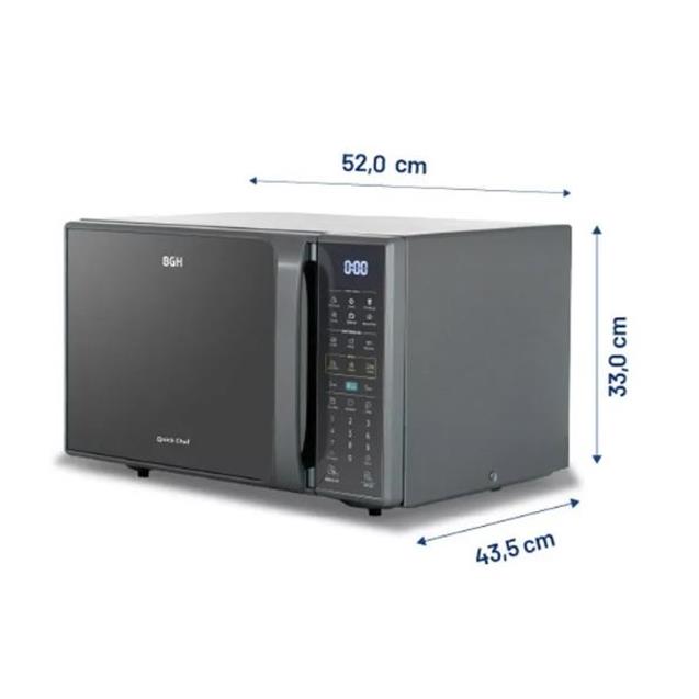 Microondas BGH 28 lts Digital ECO (B228DS20I) - Imagen 4