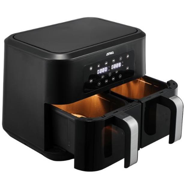 Freidora Atma Doble Canasta Negra (FRD248AP) - Imagen 2