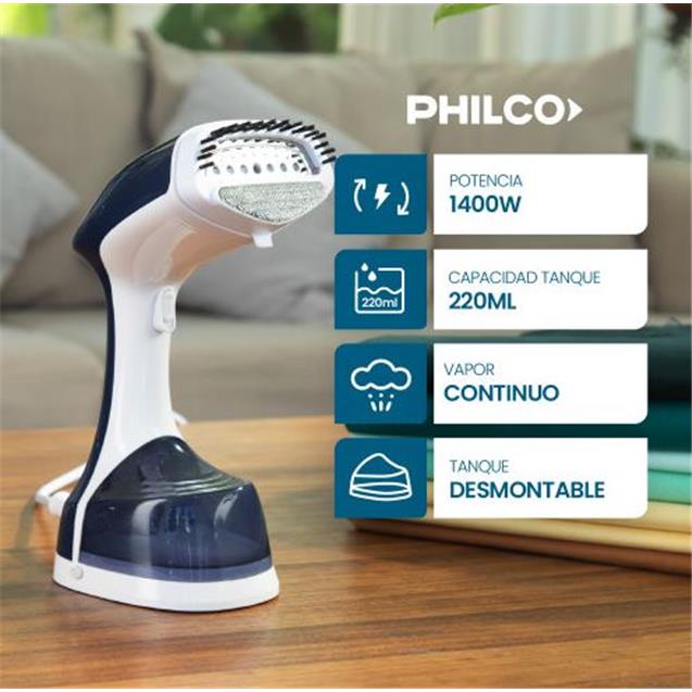Vaporizador Philco1400w P/Prendas (GSP6008PI) - Imagen 2