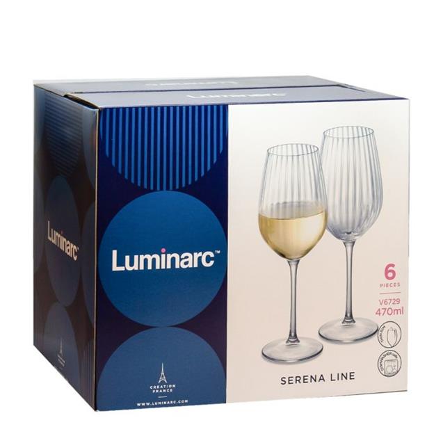 Set Copas Luminarc Serena 470cc X6 Unidades (V6729) - Imagen 3