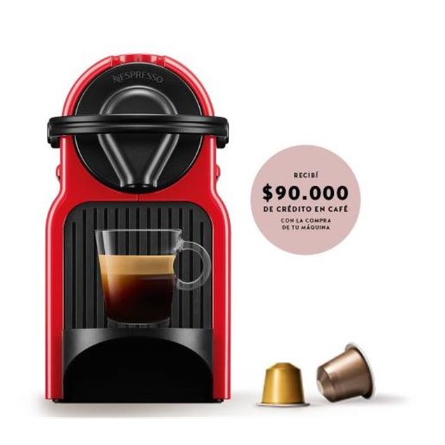 Cafetera Nespresso Inissia Red 0.7 Lts