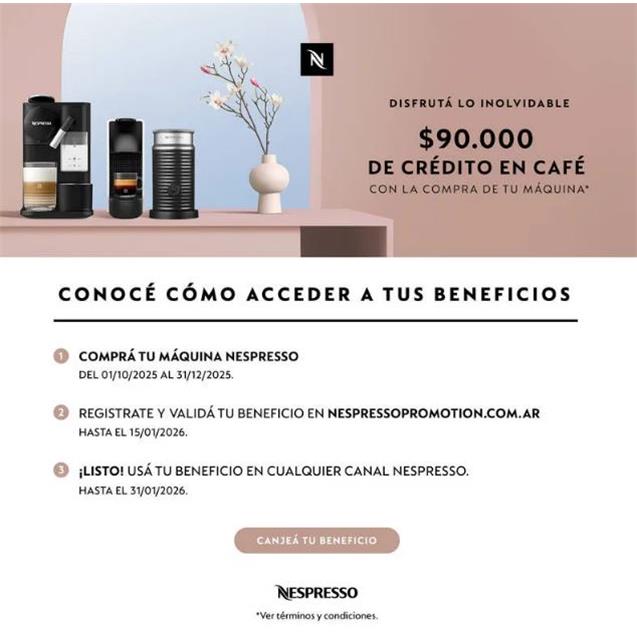 Cafetera Nespresso Essenza Mini White 0.6 Lts - Imagen 2