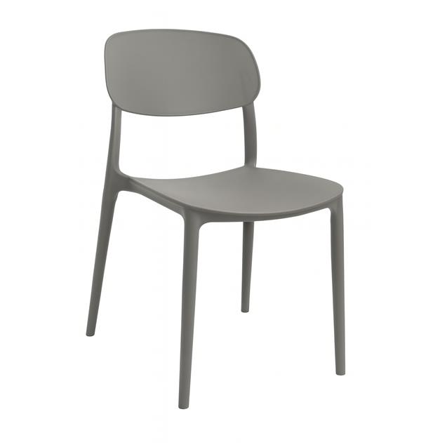Silla Ego Design Polipropileno Gris (251811886)