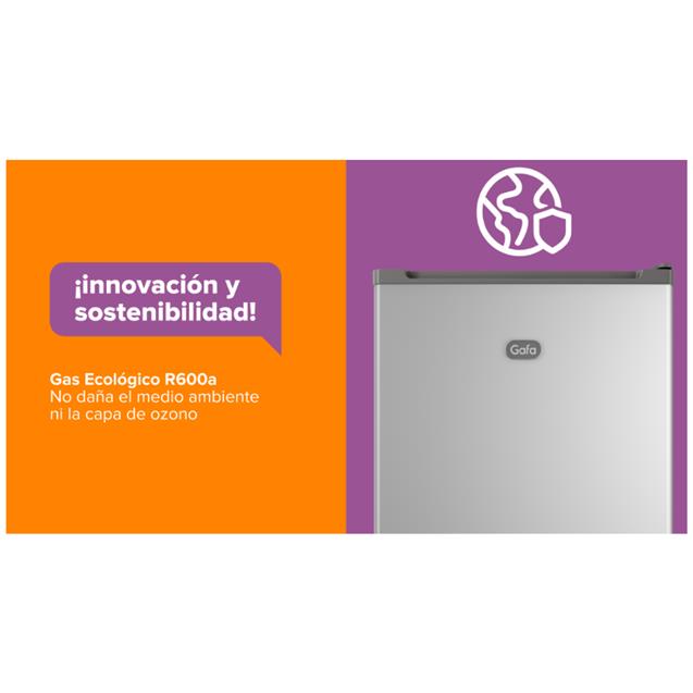 Heladera Gafa Minibar C/Freezer 90 Lts Plateada (HGFM90P) - Imagen 7
