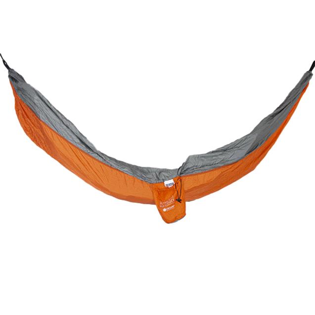 Hamaca Camping Origami Ultraligth Pocket Naranja/Gris - Imagen 2