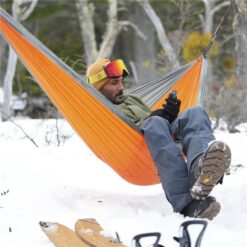 Hamaca Camping Origami Ultraligth Pocket Naranja/Gris