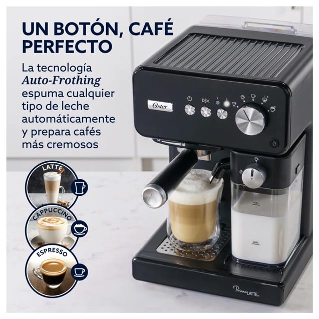 Cafetera Oster Express 15 Bares Black (EM6604BAR) - Imagen 6