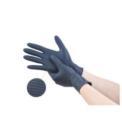 Guantes de Nitrilo Negros Medium – Pack x10 Cajas de 100 Unidades