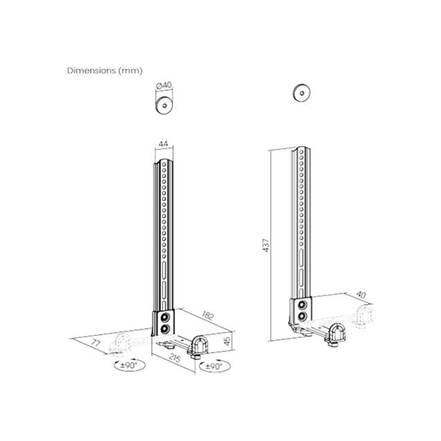 Soporte Onebox Barra Sonido (OB-BS50) - Imagen 3