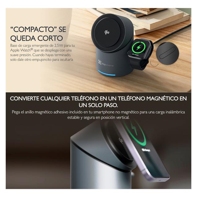 Cargador Klipxtreme KDC-400 Power Desk 3en1 - Imagen 9