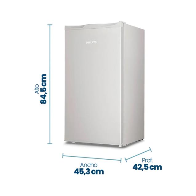 Heladera Bajo Mesada Philco Sin Freezer Plata 83 L (BM093P2) - Imagen 3