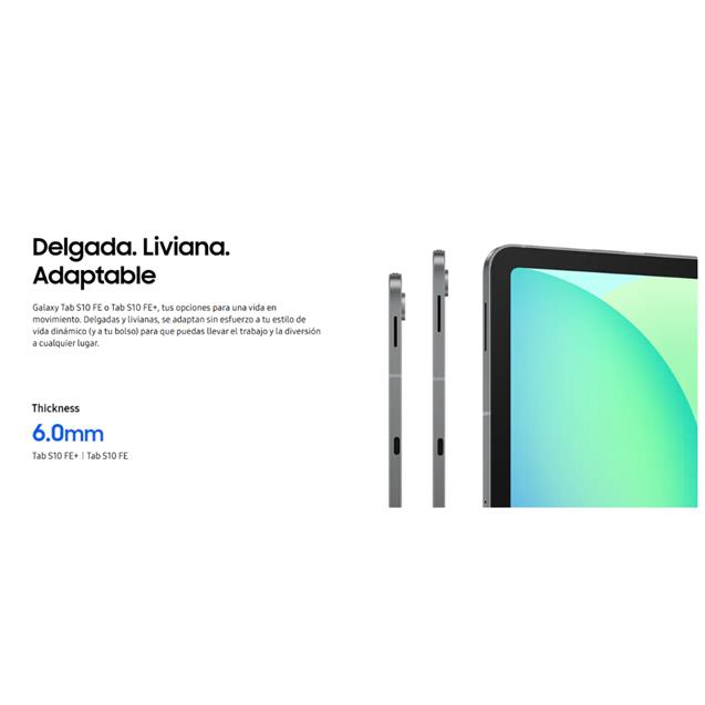 Tablet Samsung Galaxy Tab S10 FE+ 13.1" 8GB 128GB Gray - Imagen 10