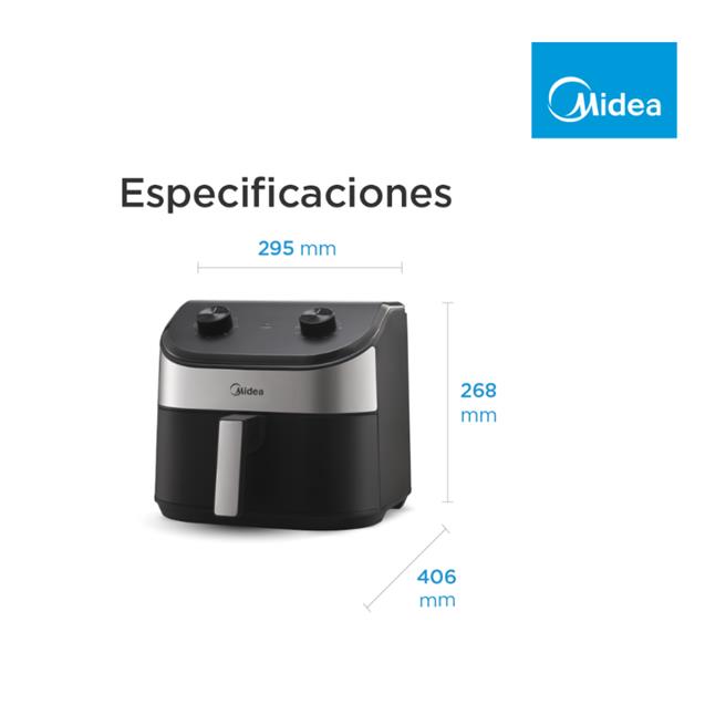 Freidora Midea Mecánica 4.5lts Negro (MW45BAR1) - Imagen 10