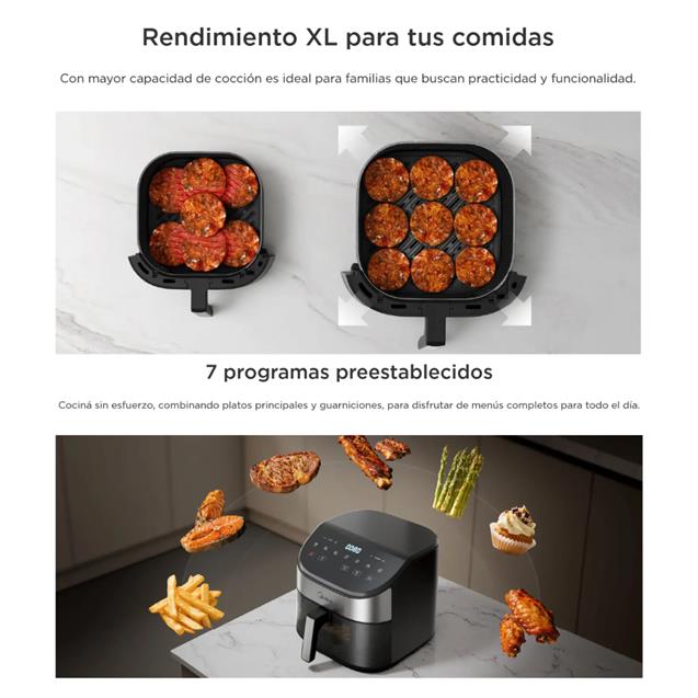 Freidora Midea Digital 6 l Negro (DW60BAR1) - Imagen 8