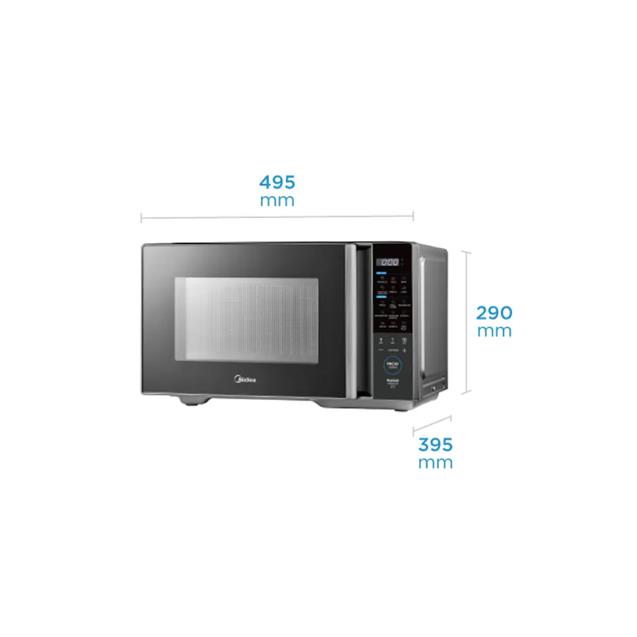 Microondas Midea 29 Lts Grill Gris (EG128GAR1) - Imagen 6