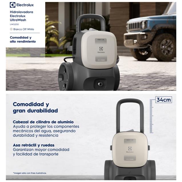 Hidrolavadora Electrolux UltraWash 1800W (UWS2250) - Imagen 6