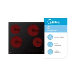 Alternative view of Anafe Electrico Midea Vitroceramico 4 hornallas (EHD104BAR1)