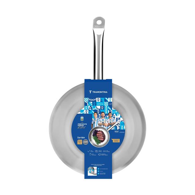 Sartén Tramontina Acero Inox 26cm Professional (62633-260) - Imagen 3