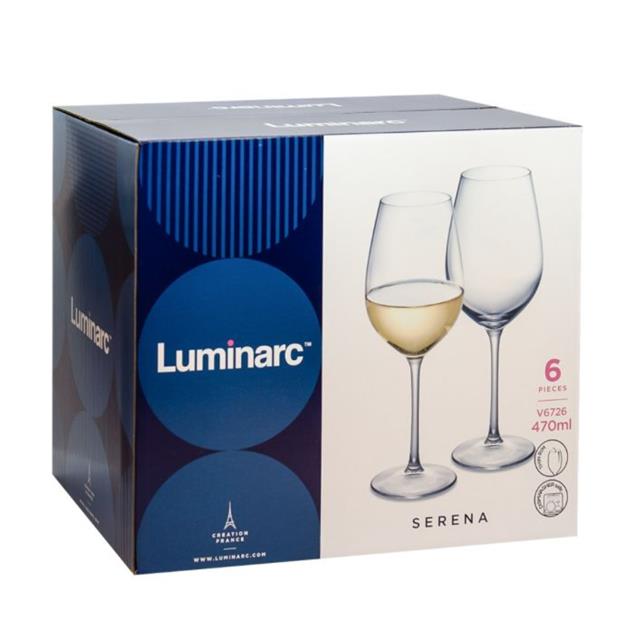 Set Copas Luminarc Serena 470cc X6 Unidades (V6726) - Imagen 2