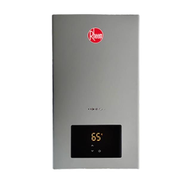 Calefón Rheem R7 Sin Piloto 14L Digital Gris (GN-XI-D-G)