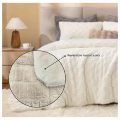 Alternative view of Acolchado Nordico Luxury Bobble Queen Natural 240x230 C/Fundas De Almohadas