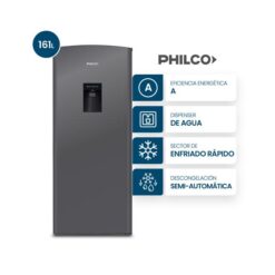 Alternative view of Heladera Philco con Dispenser Plata 185 Lts (PHSD179PD2)