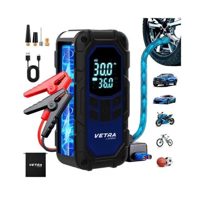 Arrancador Batería + Inflador Gadnic Av000420 12v -150psi (8000MAH) - Imagen 3