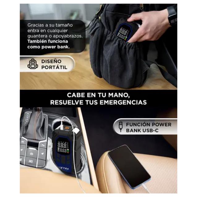 Arrancador Batería + Inflador Gadnic Av000420 12v -150psi (8000MAH) - Imagen 5