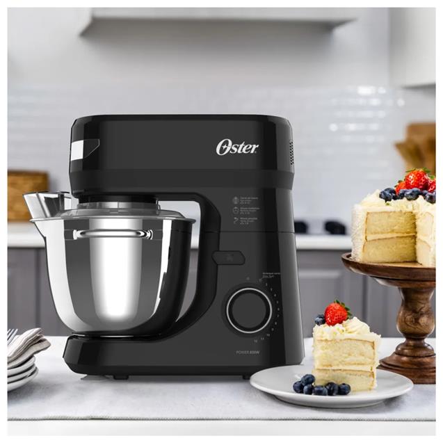 Batidora De Pie Oster 850w 4Lts Negro (FPSTSMPL2B) - Imagen 8