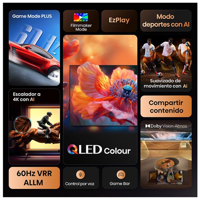 Smart TV QLED Hisense 75" 4K VIDAA (9175Q6QV) - Imagen 4
