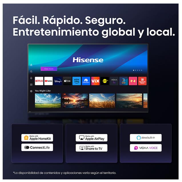 Smart TV QLED Hisense 75" 4K VIDAA (9175Q6QV) - Imagen 5