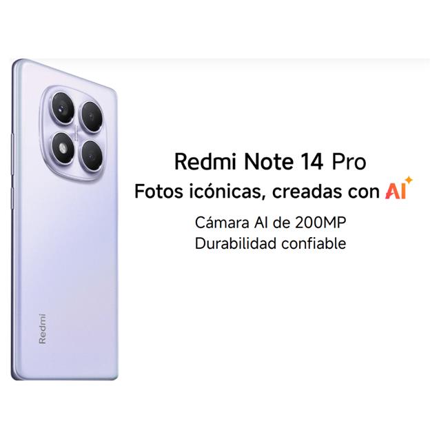 Celular Xiaomi Redmi Note 14 Pro 8 GB 256 GB 5G Aurora Purple - Imagen 7