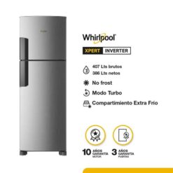 Alternative view of Heladera Inverter Whirlpool 386 Lts Inox (WRM42MK)
