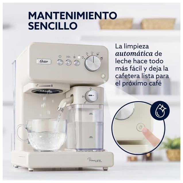 Cafetera Oster Express 15 Bares Blanco (EM6604WAR) - Imagen 5