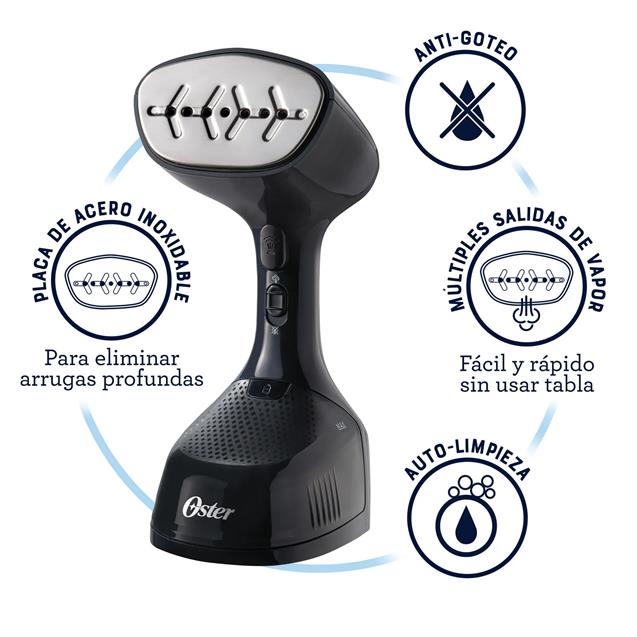 Vaporizador Oster Portatil 240ml Negro (GCES101AR) - Imagen 2