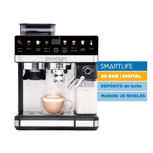 Cafetera Expresso SmartLife Digital Molinillo Lech (ECGDM5750) - Imagen 2